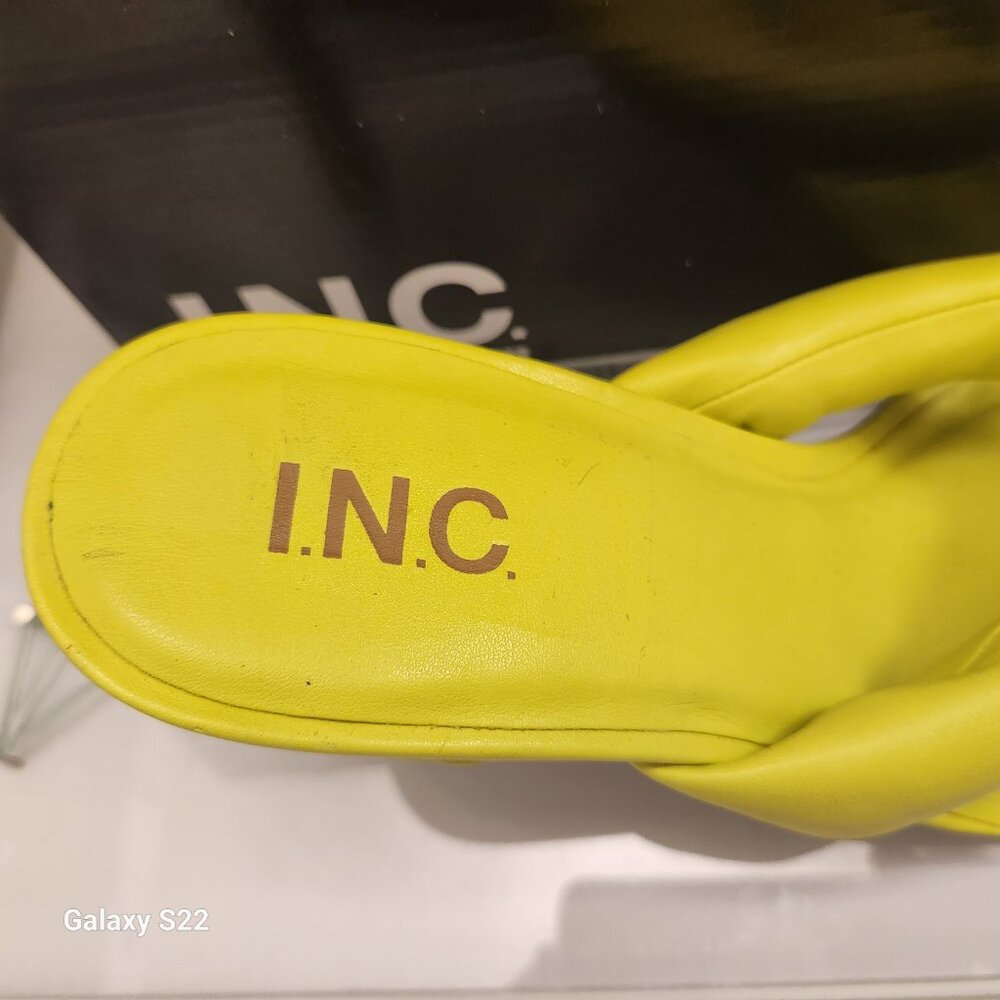 INC International Concepts Yellow Sandals - Picture 3 of 12
